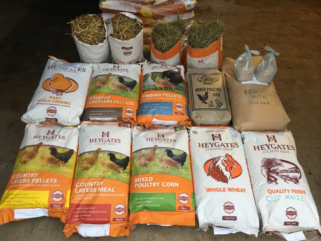 Chicken Feed in Oxfordshire, Heygates poultry feeds M J Hodgkins